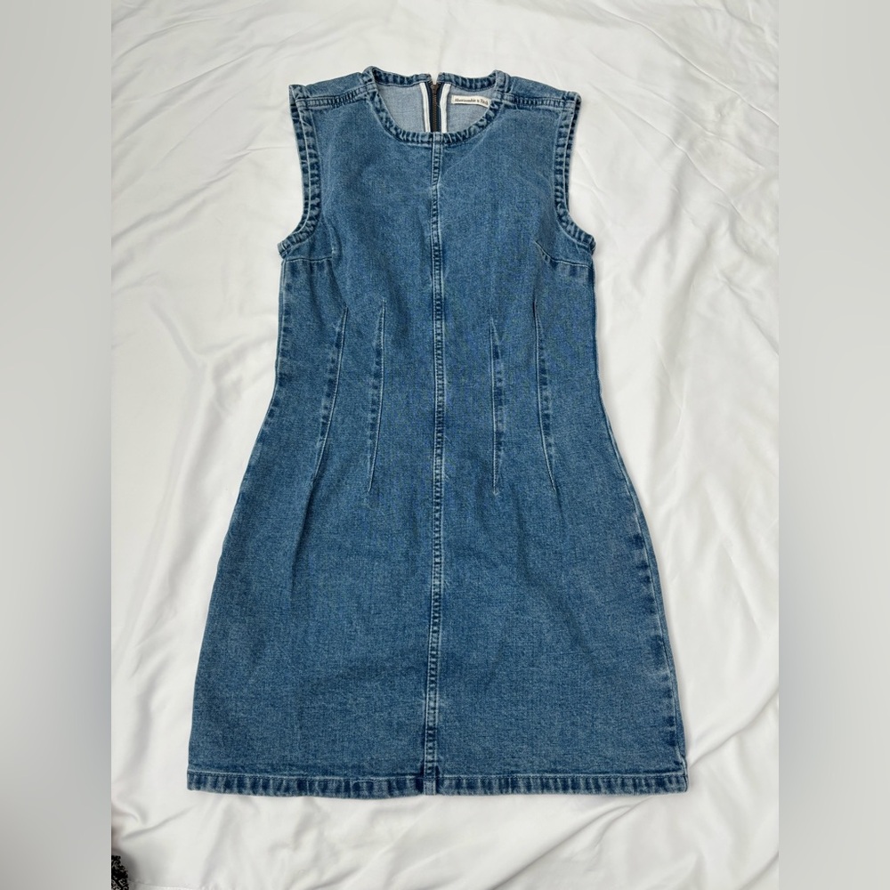 Abercrombie & Fitch Blue Denim Mini Dress